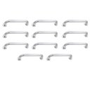 Ver imagem 1 de Barra de Apoio 50cm Inox Segurança Kit 11 Unidades Banheiro Acessibilidade Deficiente Idoso Cadeiran
