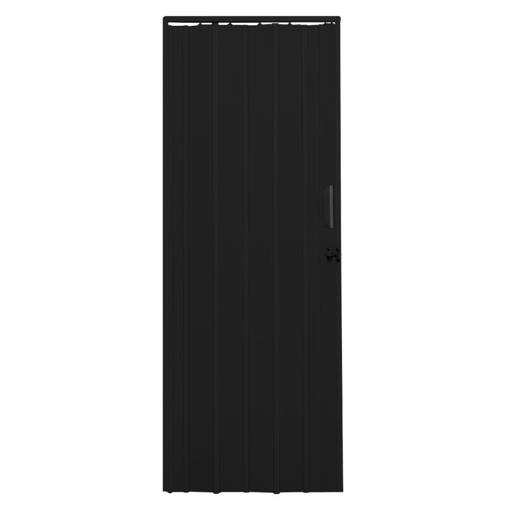 Porta Sanfonada de PVC 105x210cm AZN - Preto - 1