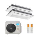 Ver imagem 1 de Ar Condicionado Bi Split Inverter Midea 27.000 BTUS 2X Evap Cassete 18.000 Quente e Frio 220V