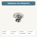 Ver imagem 5 de Kit 30 Puxadores de Cristal 30 mm Gaveta Móveis