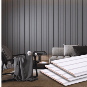 Painel Ripado/forro Lambri Branco 2750 X 455 X 9mm