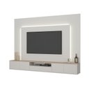Ver imagem 4 de Rack com Painel para TV 84 Polegadas em MDF, com LED Casuá Bege Argila/Galiano