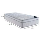 Ver imagem 2 de Cama Baú Solteiro 88 Tecido Sintético Preto com Colchão Toronto Molas Ensacadas Branco D33