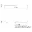 Ver imagem 4 de Kit 12 Facas de Mesa Churrasco Serrinha Tramontina Havaí em Aço Inox