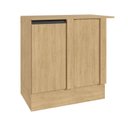 Ver imagem 3 de Balcão de Canto Reto 90cm com Tampo Nara CabeCasa MadeiraOriginals