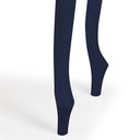 Ver imagem 3 de Aparador para Sala com Pés Luis Xv 1 Gaveta 1010 Linz Móveis - Azul Petróleo/imbuia Glazer