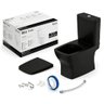 Kit Vaso Sanitario Caixa Acoplada Incepa Boss Black Matte 1897230081108 - 3