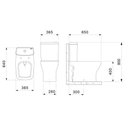 Ver imagem 4 de Kit Vaso Sanitario Caixa Acoplada Incepa Boss Black Matte 1897230081108