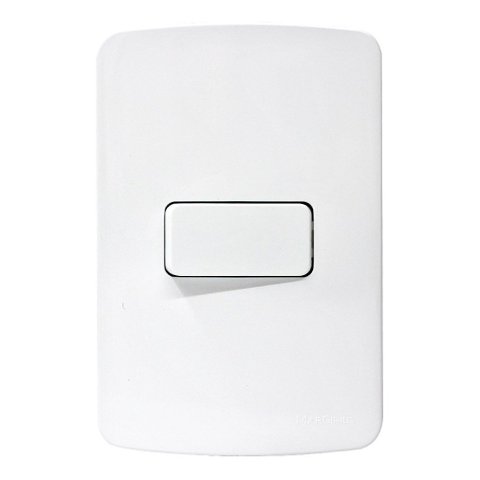 Conjunto 4×2 Interruptor Simples Moderno 10a 250v Margirius Linha B3 Ótimo Acabamento