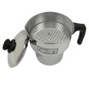 Ver imagem 2 de Panela Cuscuzeira Aparelho de Cuscuz para Fogão Indução 1,3 Litros Multiuso Funciona como