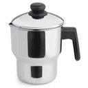 Ver imagem 6 de Panela Cuscuzeira Aparelho de Cuscuz para Fogão Indução 1,3 Litros Multiuso Funciona como