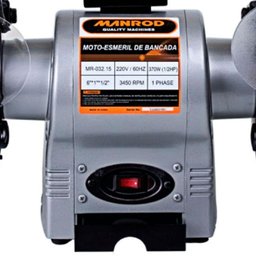 Moto Esmeril de Bancada Profissional com Iluminação, 370w - ½ Hp, 3.400 Rpm, (220v-mono) - 2