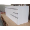 Ver imagem 5 de - Balcão Multi Uso para Cozinha e Sala de Jantar 1,80m Branco 100% Mdf 15mm Rino Móveis Donatello Br