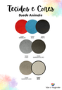 Ver imagem 3 de Cabeceira Estofada King 9 Blocos Não É Segredo Suede Animale Bege 195x90