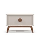 Ver imagem 1 de Aparador Cantinho do Café Buffet Balcão Hall Entrada Mdf:off White