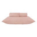 Ver imagem 2 de Kit Jogo de Lençol 3 Peças para Cama de Solteiro Ponto Palito Percal 400 Fios Solteiro Rosé Basic