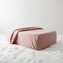 Ver imagem 5 de Kit Jogo de Lençol 3 Peças para Cama de Solteiro Ponto Palito Percal 400 Fios Solteiro Rosé Basic