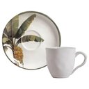 Ver imagem 1 de Xícara Chá com Pires 170ml Bio Bananê Porto Brasil Cozinha Gourmet Mesa Posta