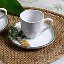 Ver imagem 3 de Xícara Chá com Pires 170ml Bio Bananê Porto Brasil Cozinha Gourmet Mesa Posta