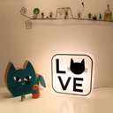 Ver imagem 2 de Luminária Box Cat Lovers Led Polietileno
