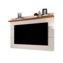 Ver imagem 3 de Painel Moderno para Tv até 65 Polegadas Off White Freijó