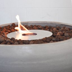 Lareira Ecológica Externa Cimento Queimador Inox 304 - Porak Bacia 80 cm - 6