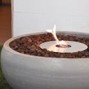 Ver imagem 4 de Lareira Ecológica Externa Cimento Queimador Inox 304 - Porak Bacia 80 cm