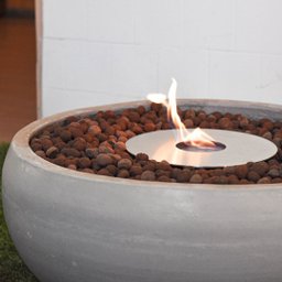 Lareira Ecológica Externa Cimento Queimador Inox 304 - Porak Bacia 80 cm - 4