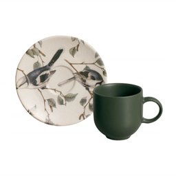 Conjunto de Xícara de Cafezinho com Pires 06 Peças Coup Lípsia Porto Brasil Conj Xícara Cafezinho Co - 2