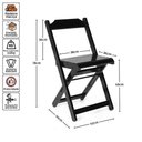 Ver imagem 2 de Conjunto Dobrável 120 x 70 com 4 Cadeiras Preto - m.B Móveis
