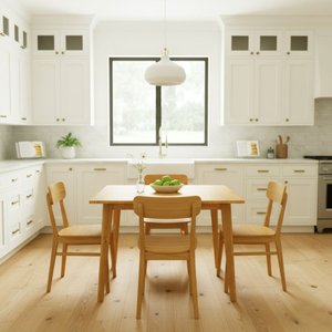 Mesa Jantar Madeira 4 Lugar Cozinha 100cm