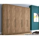 Ver imagem 1 de Guarda Roupa Casal 8 Portas e 4 Gavetas c/ Pés Master Vip 8.4 Atacama - Santos Andirá