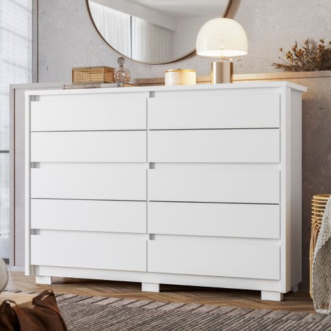 Cômoda Duetto Albatroz 10 Gavetas
