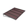 Toldo Fixo Policarbonato Alveolar Bronze 6mm - 1,50m X 1,00m - Estrutura Branca - 1