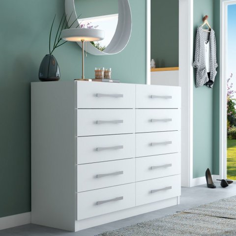 Cômoda Vitoria 10 Gavetas - Panorama Móveis