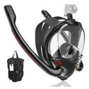 Ver imagem 3 de Mascara de Mergulho Snorkel Duplo Protetor Ouvido Nataçao Piscina Praia Mar Proteçao Auricular Espor