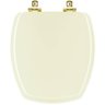 Assento Sanitário Soft Close Thema Biscuit para Vaso Incepa com Ferragem Dourada - 1