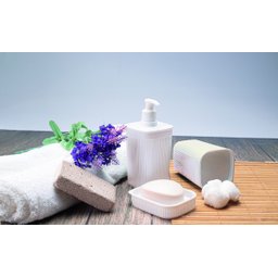 Kit Porta Sabonete Líquido 420ml e Porta Escova de Dente - 6