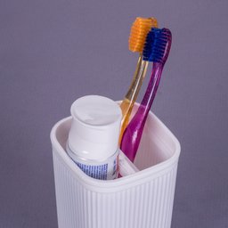 Kit Porta Sabonete Líquido 420ml e Porta Escova de Dente - 3