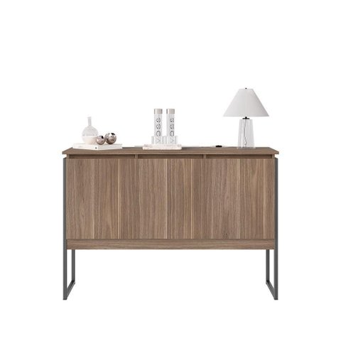 Buffet Aquarela Industrial 3 Portas 120cm Affara Preto Casah