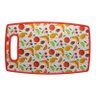 Tabua P/corte Lyor de Plastico Fruits Vermelha 37x23x1cm - 4