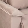 Sofá Retrátil e Reclinável Lisboa 4 Lugares 2,50m Veludo Luxor Cappuccino Espuma D28 - 6