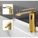 Ver imagem 1 de Torneira para Banheiro Misturador 100% Metal Premium Moscou Gold