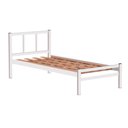 Ver imagem 2 de Cama de Aço Solteiro Tubular 0.78 Branca Jane Shop Jm