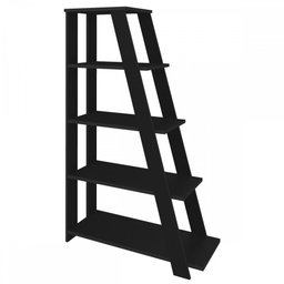 Estante para Livros Star 4 Prateleiras Preto - Artany Móveis - 2