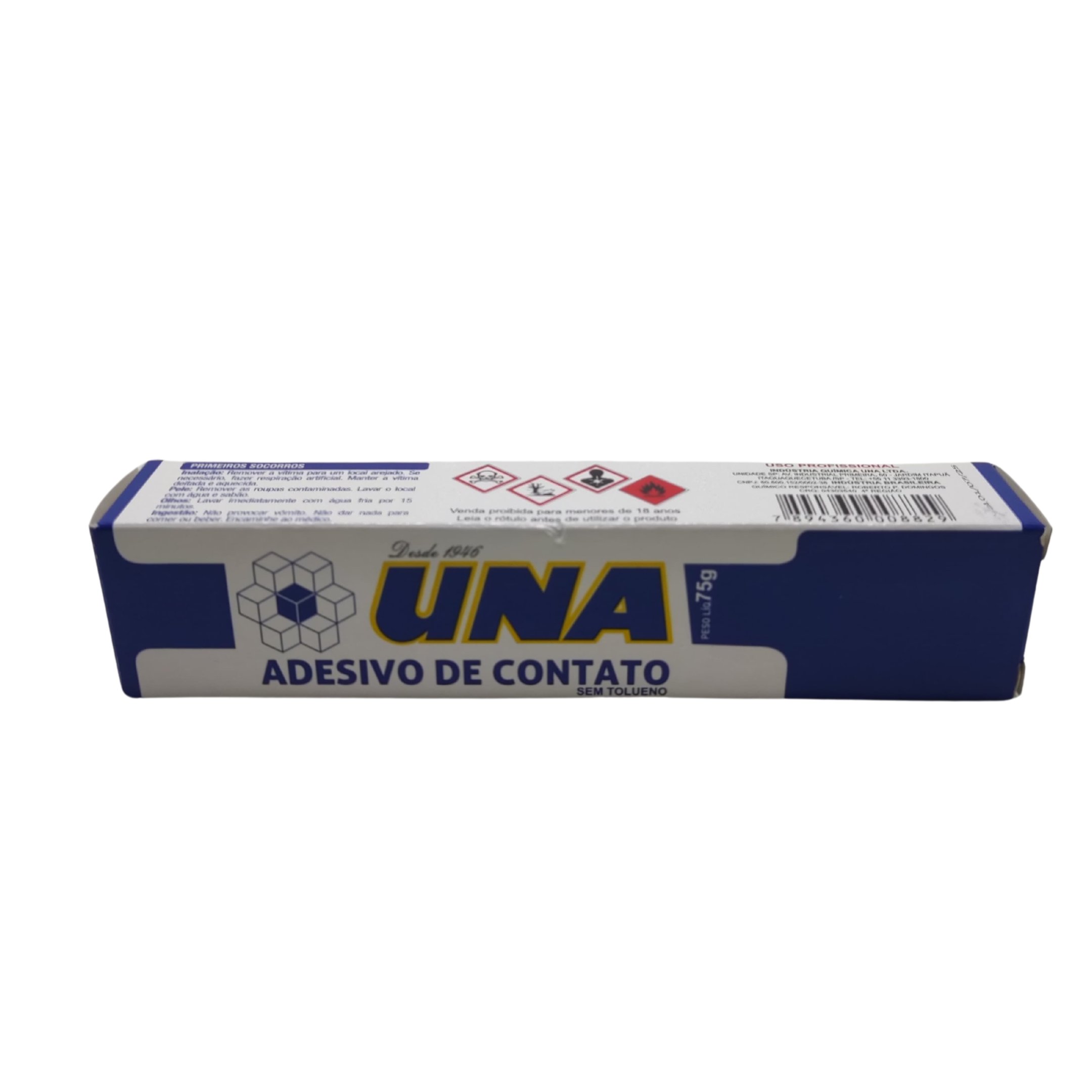 Cola de Contato Una Bisnaga 75g Adesivo de Contato para Moveis Acabamento - 6