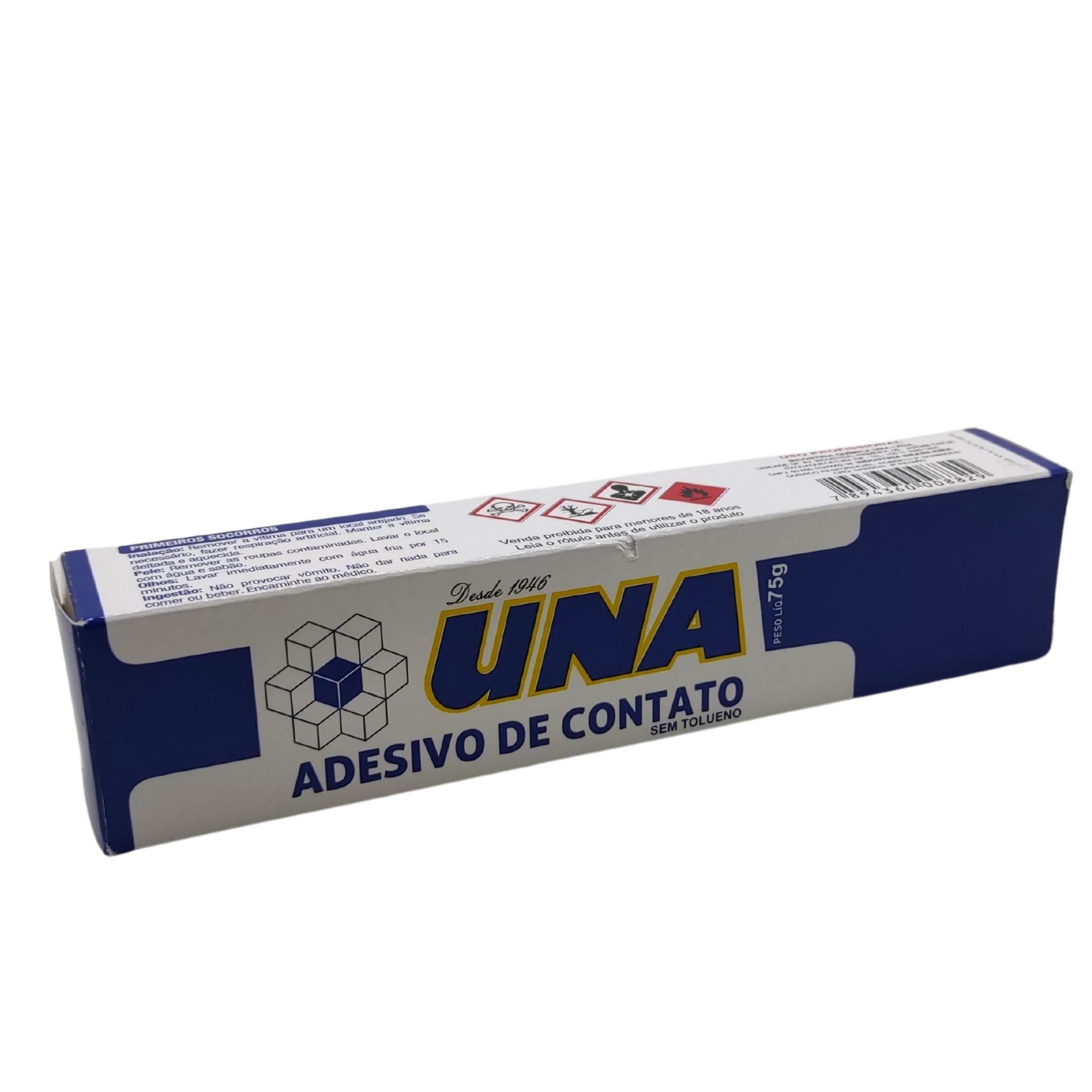 Cola de Contato Una Bisnaga 75g Adesivo de Contato para Moveis Acabamento - 10