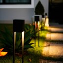 Ver imagem 2 de Poste Balizador de Jardim Flash Externo Preto Moderno 1xgu10 Pa-406 St3252