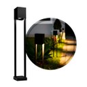 Ver imagem 1 de Poste Balizador de Jardim Flash Externo Preto Moderno 1xgu10 Pa-406 St3252