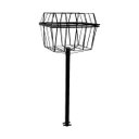 Ver imagem 1 de Lixeira de Rua Calçada Cesto Fundo e Tampa Preta 140x60x45cm Ouro Minas